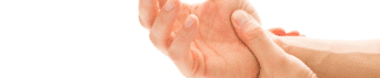 Illustration displaying carpal tunnel syndrome treatment options.